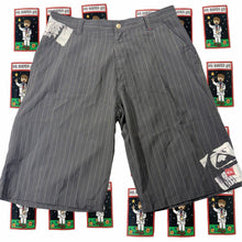 Load image into Gallery viewer, Men's Grey Pinstripe Cargo Walk Shorts Size 34 - Image 1