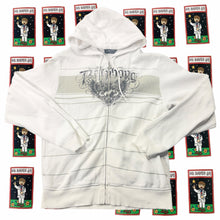 Load image into Gallery viewer, Classic Y2K Billabong zip-up hoodie in white.  Size S - Image 1