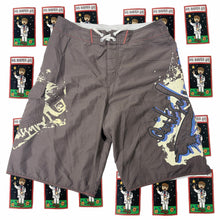 Load image into Gallery viewer, Quiksilver Men's Brown Graphic Boardshorts - Image 1