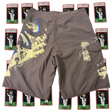 Load image into Gallery viewer, Quiksilver Men's Brown Graphic Boardshorts - Image 2
