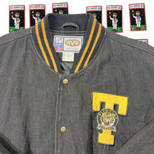 Load image into Gallery viewer, Vintage VIVID Richmond Tigers AFL Denim Varsity Jacket XL - Image 2