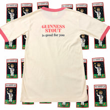 Load image into Gallery viewer, Vintage Guinness Ringer T-Shirt Size XS-S Ringer - Image 3