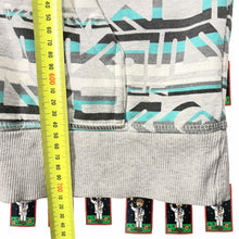 Load image into Gallery viewer, Y2k Quiksilver All-Over Logo Print Zip-Up Hoodie Size M - Image 4