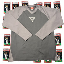 Load image into Gallery viewer, Y2K Oakley Mesh Long Sleeve Jersey Grey Size M - Image 1