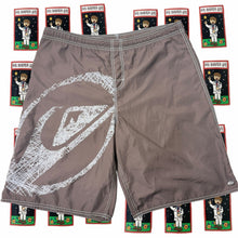 Load image into Gallery viewer, Y2K Quiksilver Men's Elastic Graphic Print Boardshorts Size XL Size 36 - Image 1