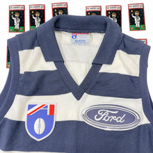 Load image into Gallery viewer, Vintage Sekem Geelong Cats AFL Football Guernsey Vest Size M-L - Image 2