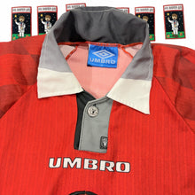 Load image into Gallery viewer, Vintage 90s Umbro Manchester United Cantona 7 Long Sleeve Jersey - Image 2