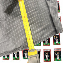 Load image into Gallery viewer, Y2K Billabong Men's Grey Pinstripe Long Sleeve Button-Down Shirt Size L - Image 6