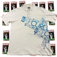 Load image into Gallery viewer, Y2k Rip Curl White Polo Size L