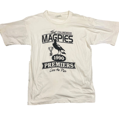 1990 Collingwood Magpies T-shirt Size M