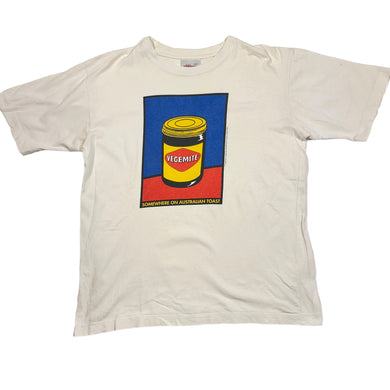 Vintage Vegemite Art T-shirt Size L