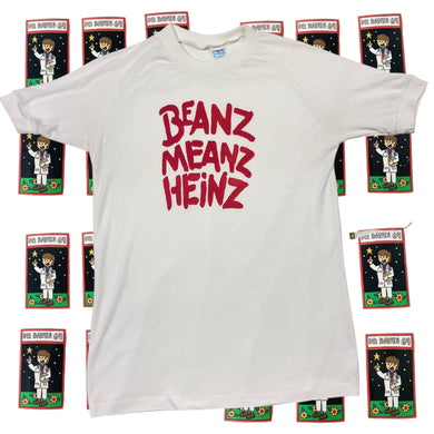 Vintage Heinz Beanz T-shirt Size S Ringer