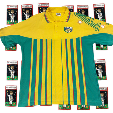 Rare 90's Cricket Australia Strip Size M Fits M-L