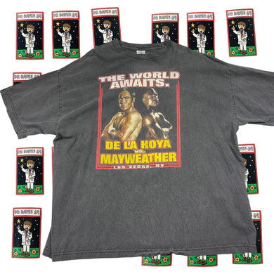 Vintage Boxing De La Hoya Vs Mayweather T-shirt Size XXL-XXXL