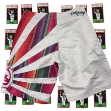 Load image into Gallery viewer, Y2K Billabong Andy Irons Rising Sun  Board Shorts Size 34 faint marks