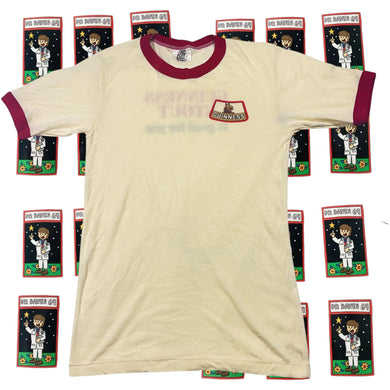 Vintage Guiness Ringer T-shirt Size S