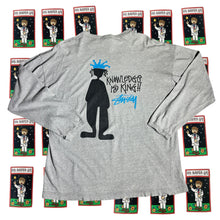 Load image into Gallery viewer, Thrashed 90&#39;s Made in Aus Stussy T-shirt Size L