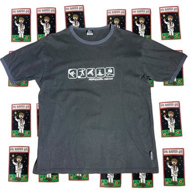 Vintage Rip Curl Ride On T-shirt Aus Made Size L