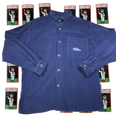 Vintage Quiksilver Cord Shirt Size L