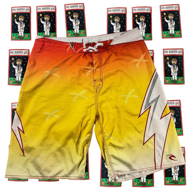 Y2K Mick Fanning Rip Curl Board shorts Size 34
