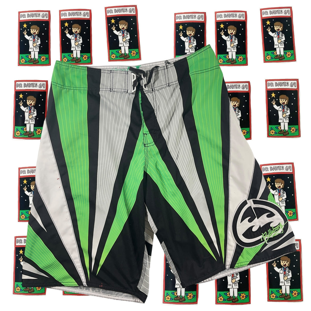 Y2K Andy Irons Billabong Board shorts Size 34 small marks