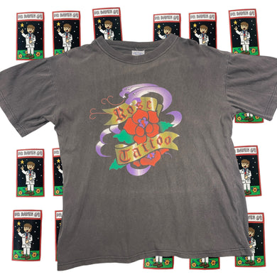 Vintage Rose Tattoo T-shirt Size M-L