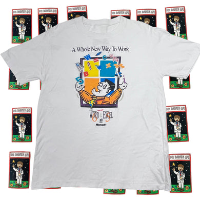 Vintage Microsoft T-shirt Size M-L